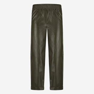 Daphne eco leather pants | Army