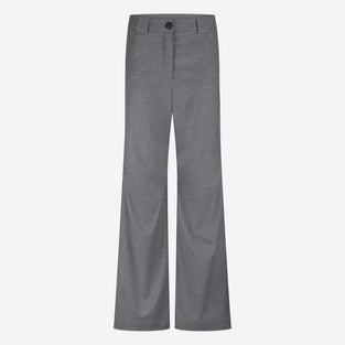 Lassy viscose pants | Light grey