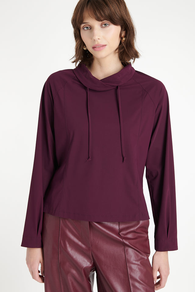 Maren top technical jersey | Cherry