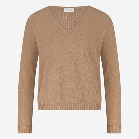 Pullover seamless viscose NB186 | Beige