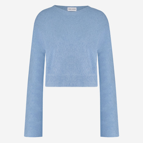 Pullover seamless viscose NB2167 | Light Blue