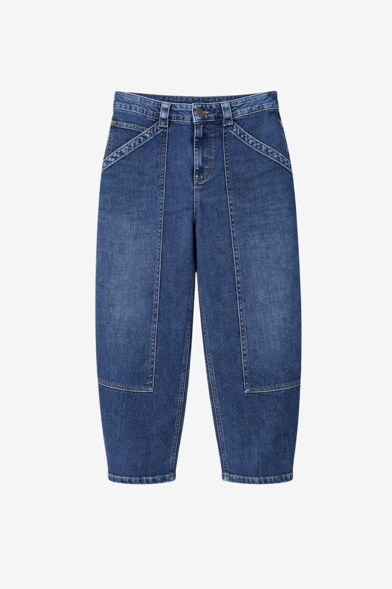 Patch pocket Kyoto jeans | Medium Blue