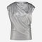 Nelly silver shine foil top | Silver