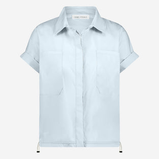Renate poplin blouse | Light Blue