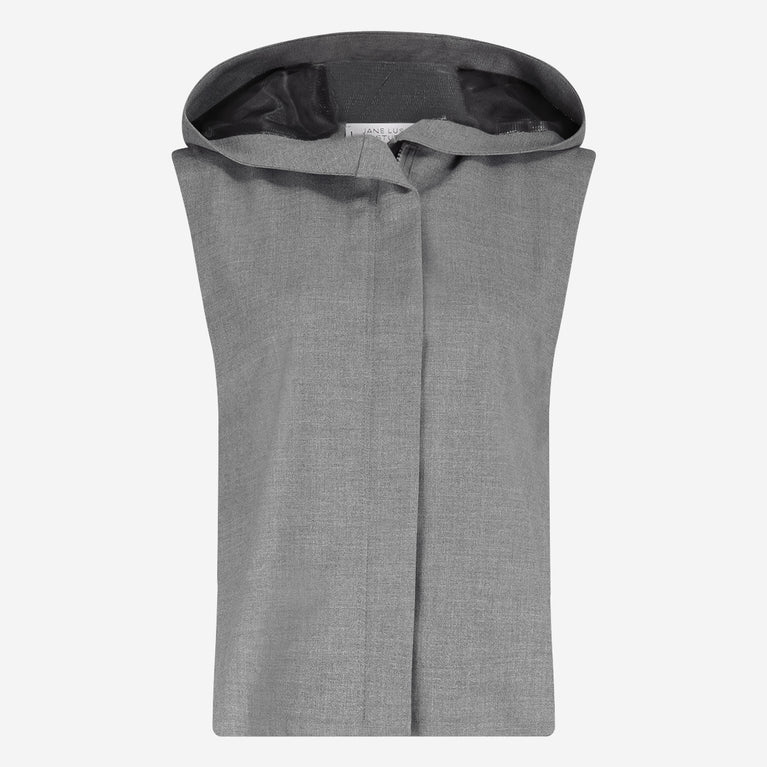 Jazmin viscose vest | Light grey