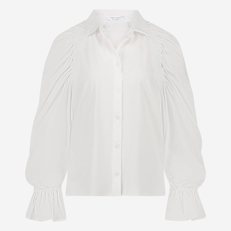 Mima Blouse Technical Jersey | White