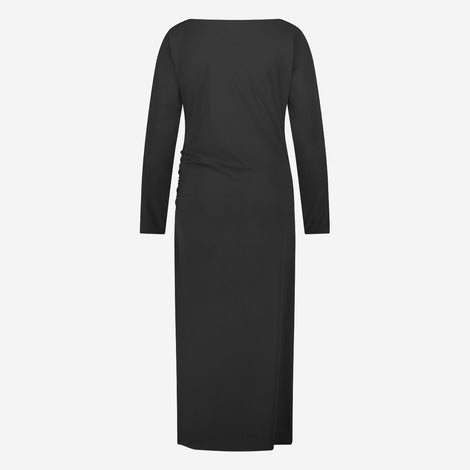 Dion Dress Technical Jersey | Black