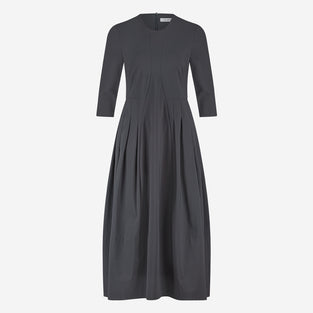 Heide tech jersay dress LS | Grey