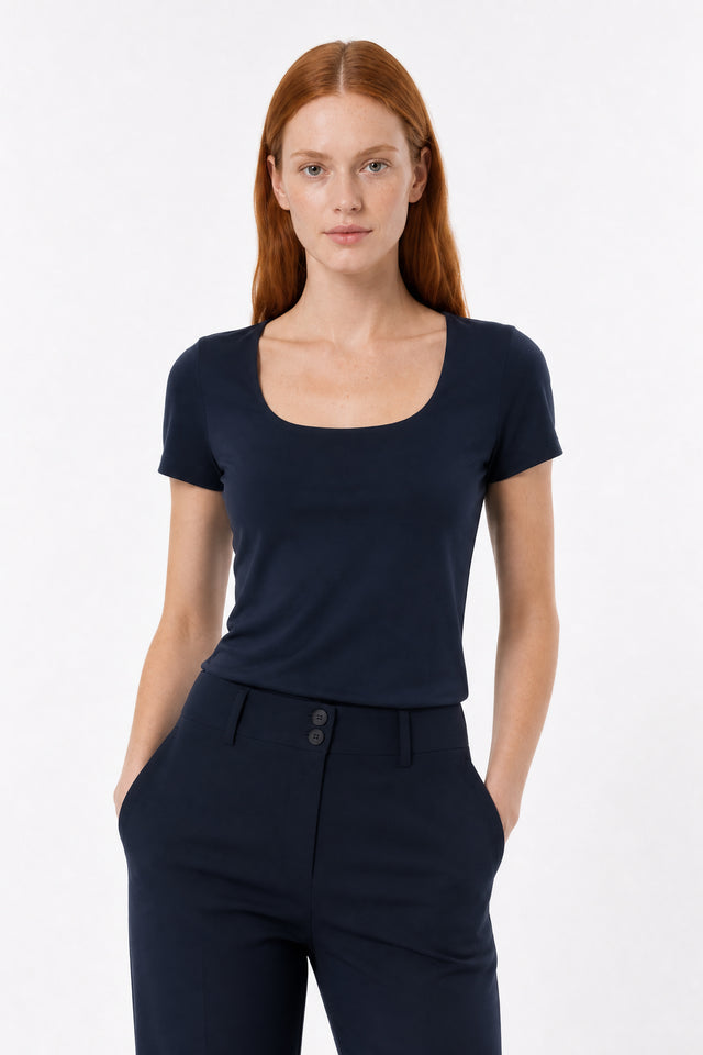T-shirt Sara easy wear Maglia Tecnica | Blu
