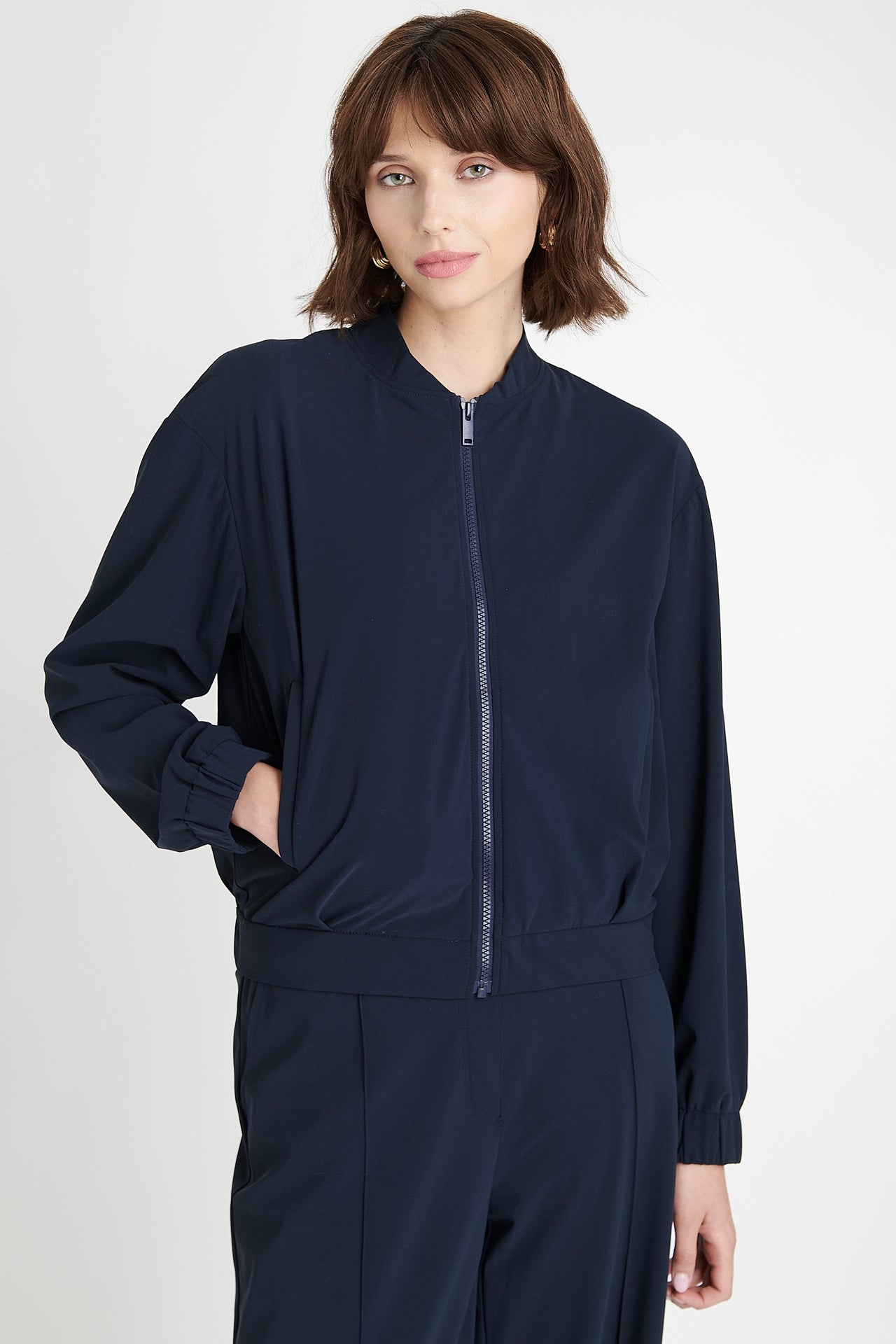 Sharon jacket brush tech jersey | Blue