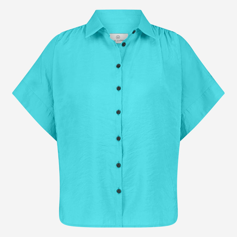 Romi Blouse | Turquoise