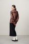 Sally Blouse | Brown Black