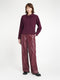 Thera eco leather pants | Bordo