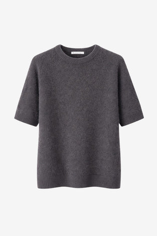 Alpaca knitted top WP01 | Dark Brown