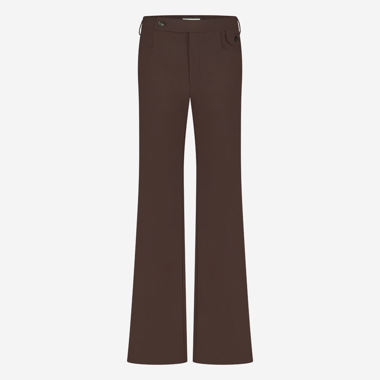 Angela Pants Technical Jersey | Dark Brown