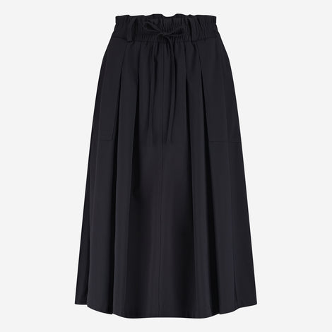 Raffaele skirt technical jersey | Black