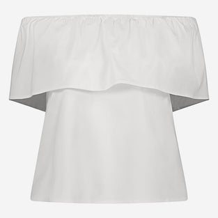 Diane top technical jersey | White