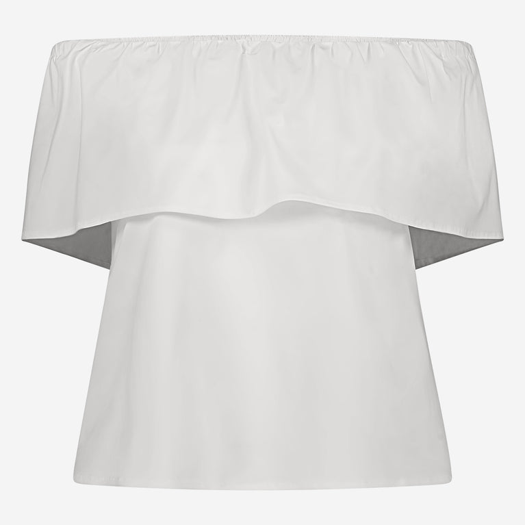 Diane top technical jersey | White