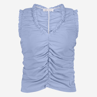 Romana top technical jersey | Mid Blue