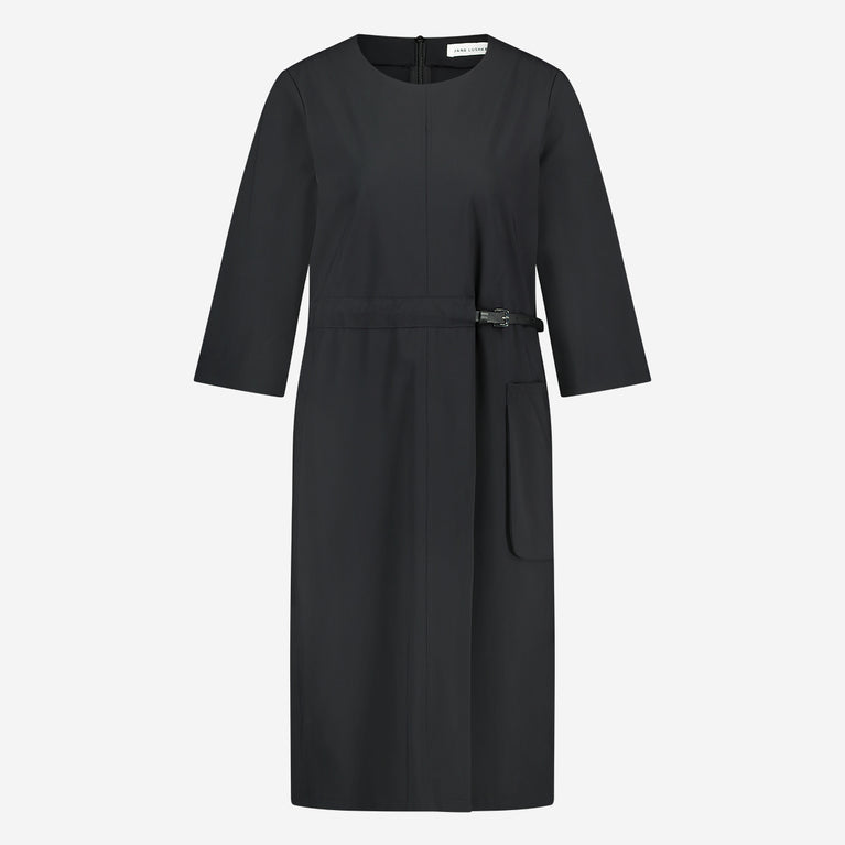 Marlou Dress Technical Jersey | Black