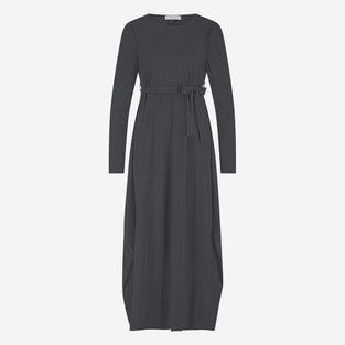 Isabel dress LS technical jersey | Grey