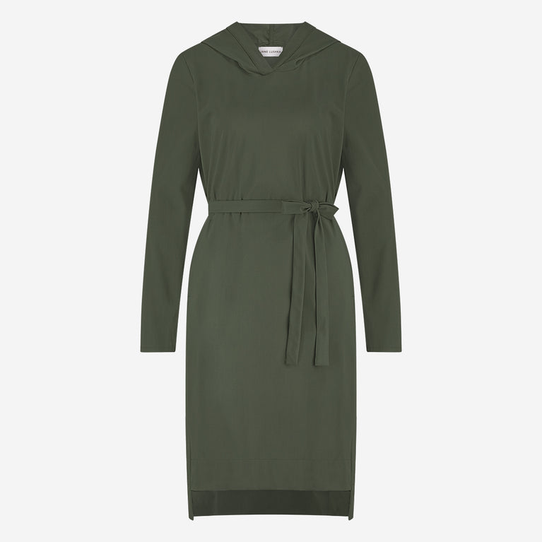 Veronica dress technical jersey | Army