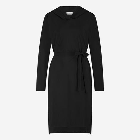 Veronica dress technical jersey | Black