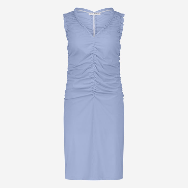 Romana dress technical jersey | Mid Blue