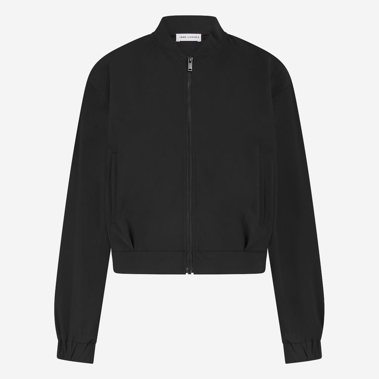 Sharon jacket brush tech jersey | Black