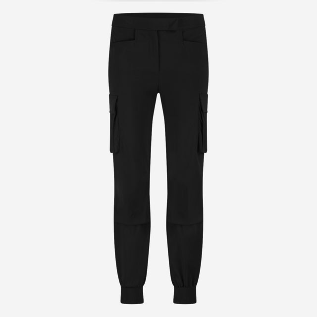 Marita pants brush tech jersey | Black