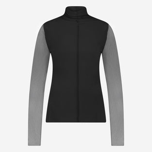 Zara Top Technical Jersey | Black