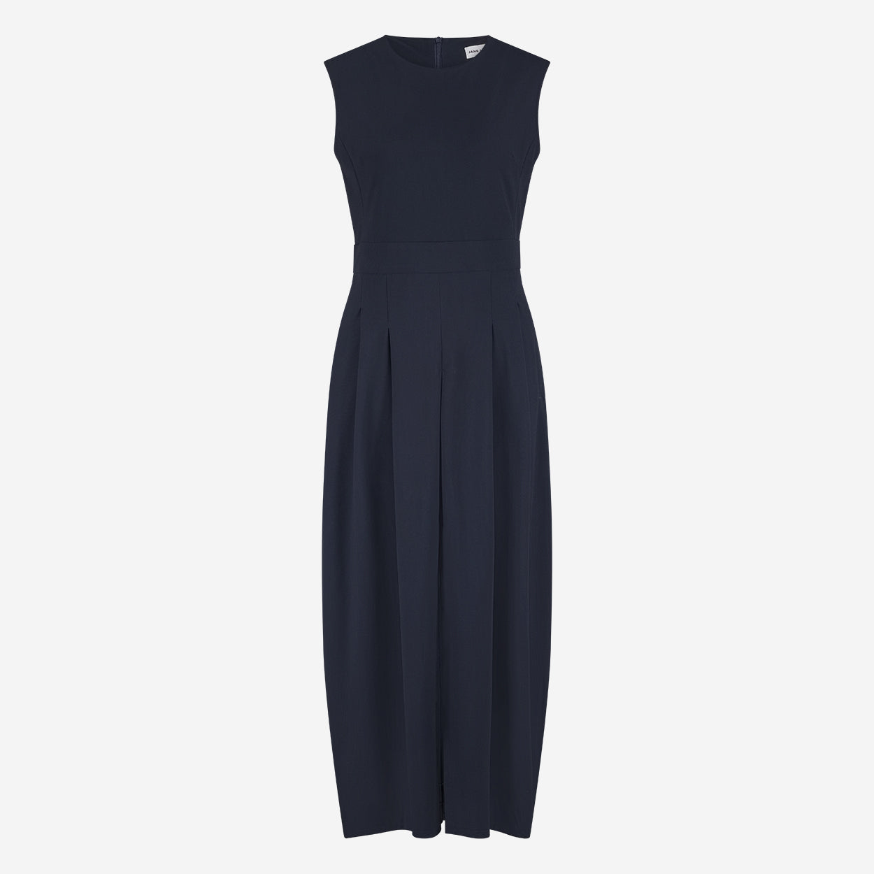 Jackie structure technical jersey dress | Blue