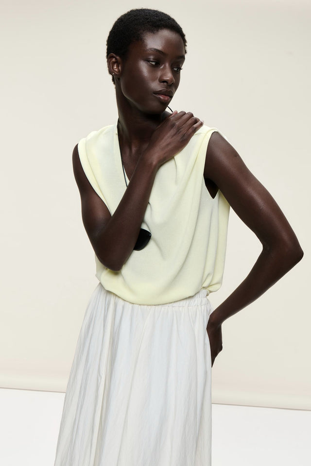 Viscose seamless Top 3023 | Giallo