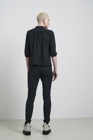Pantaloni Anna - Maglia tecnica skinny fit | Grigio Notte