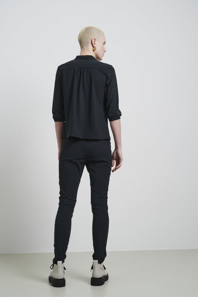 Pantaloni Anna - Maglia tecnica skinny fit | Grigio Notte