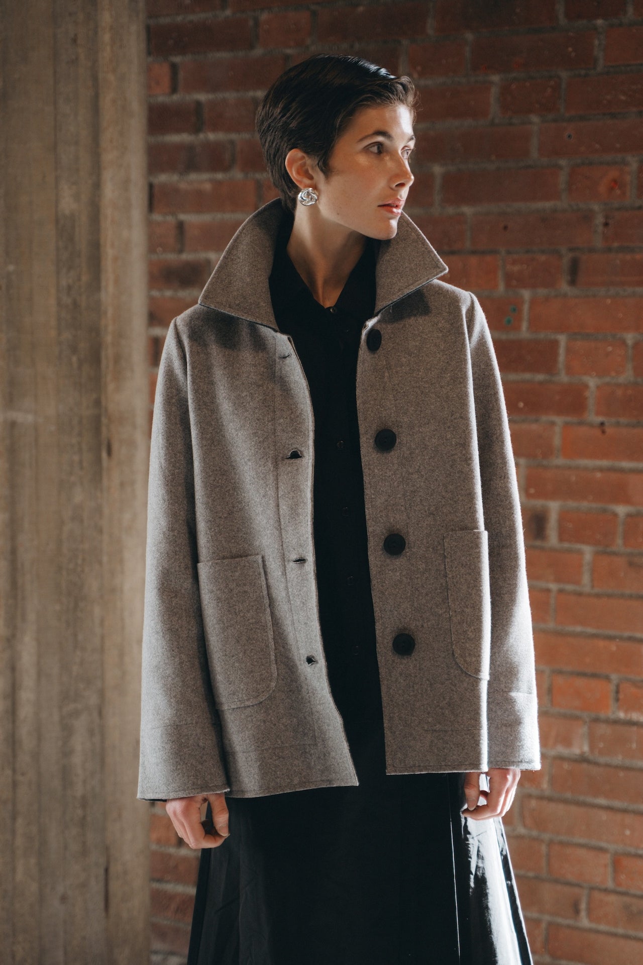 Irlanda hoody winter jacket | Grey