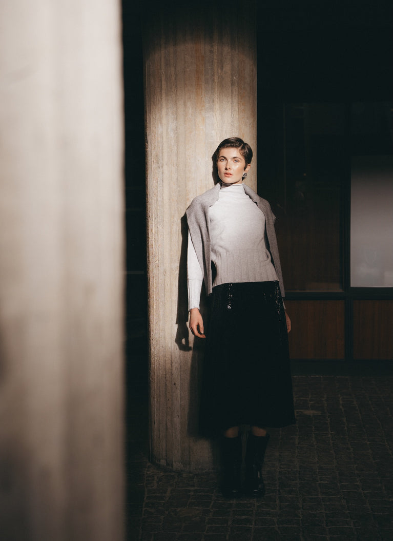 Pullover seamless25578 | Grey