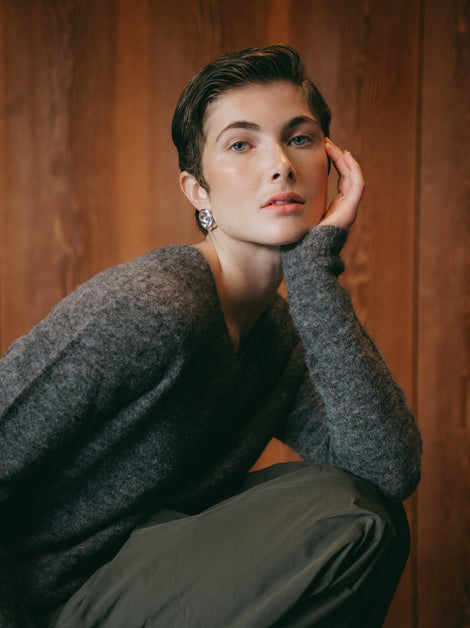 Pullover H24420 | Grey Melange