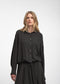 Camilla light flannel blouse | Dark Grey