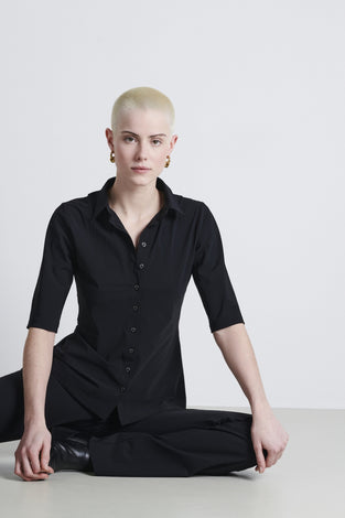 Blusa Betty easy wear Maglia Tecnica | Nero