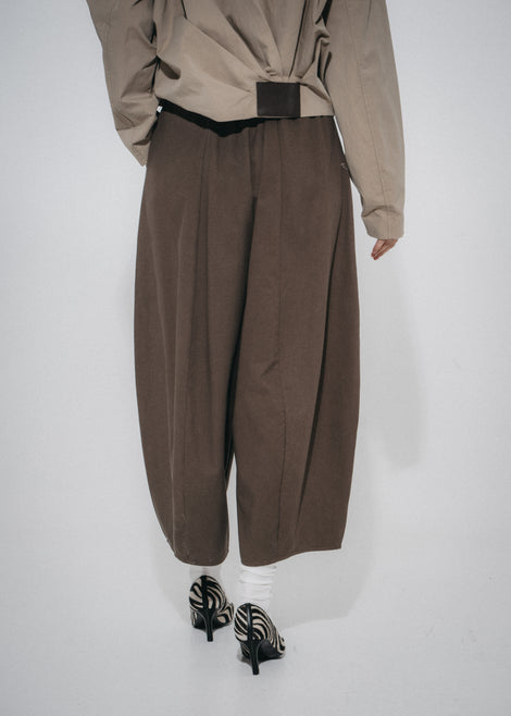 Pulse baggy lyocell pants | Army