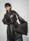 Noir eco leather bag | Dark Brown
