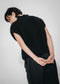 Coarse Boucle vest | Black