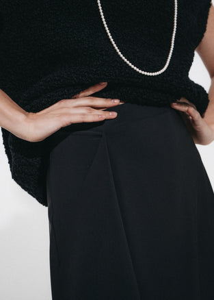 Emilia skirt Sensitive tech fabric | Black