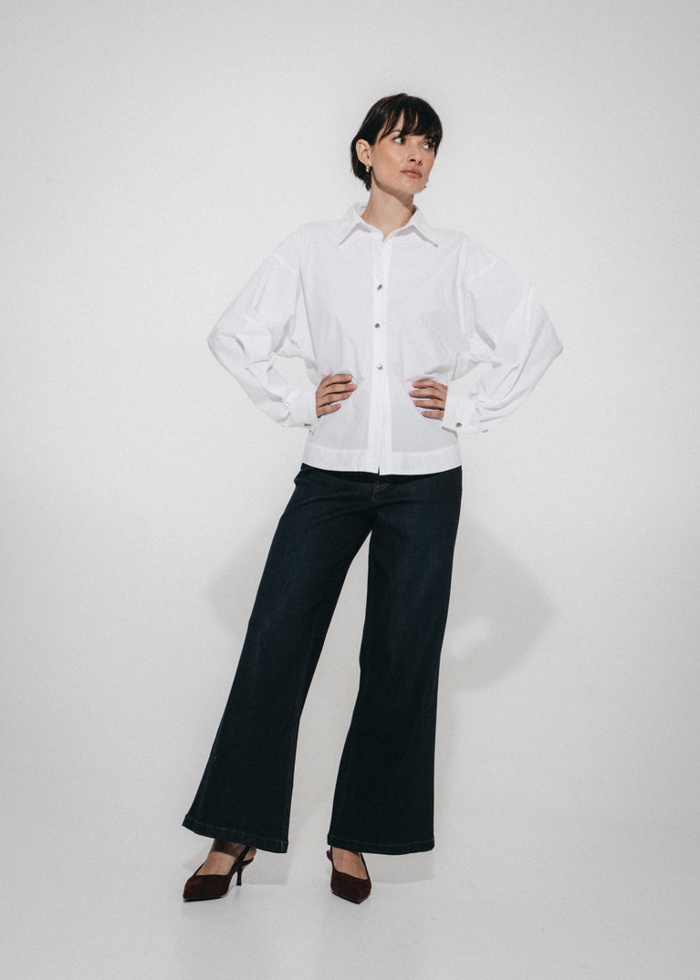 Dramak palazzo jeans | Dark Blue