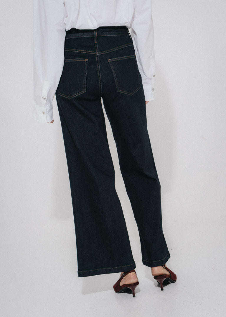 Dramak palazzo jeans | Dark Blue