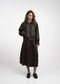 Elle eco leather skirt | Dark Brown