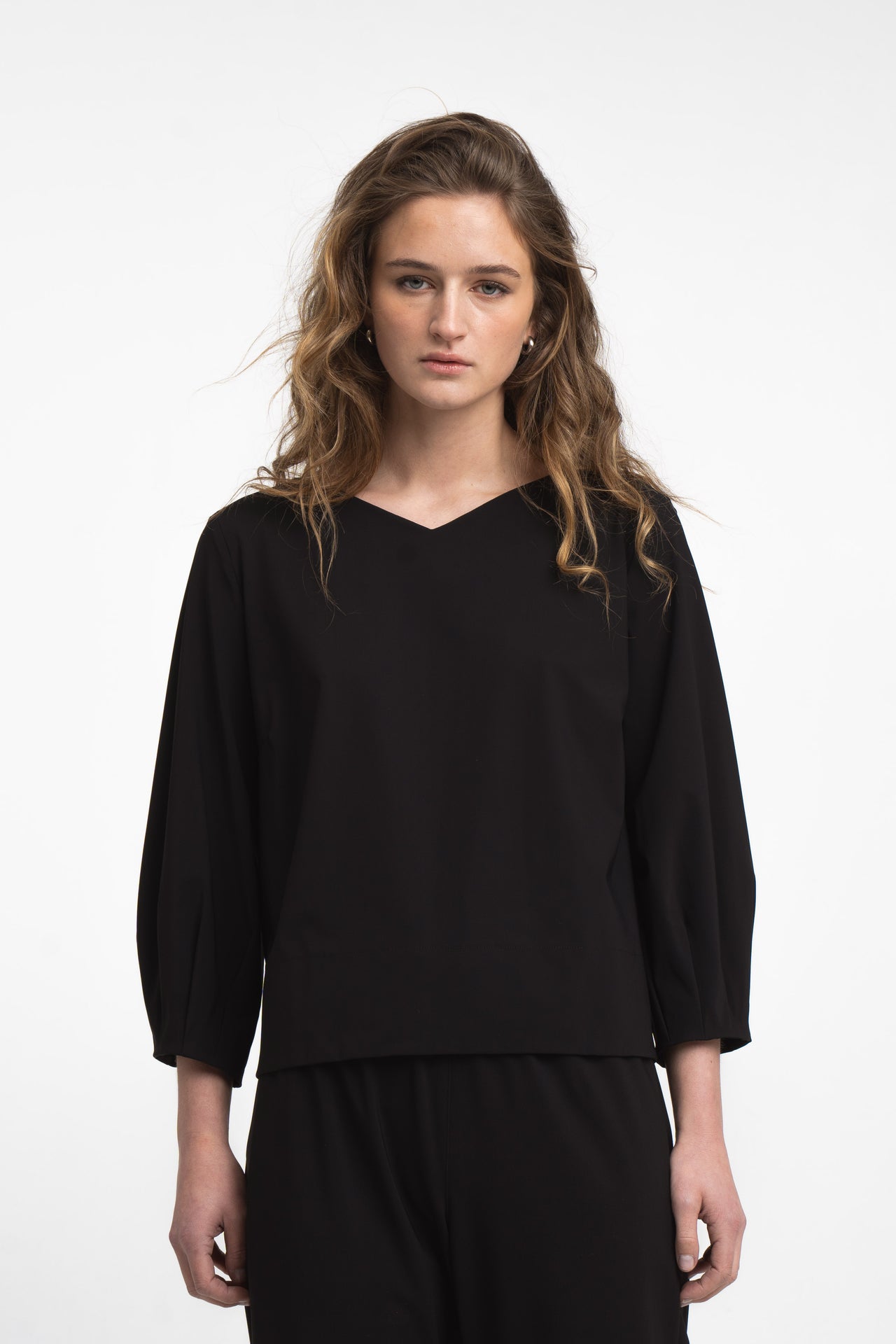 Aria top technical jersey | Black