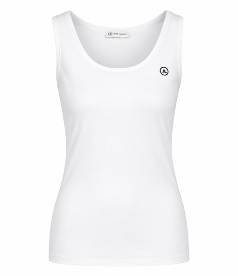 Top strappato facile da indossare Cotone organico | Bianco
