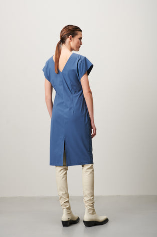 Domina Dress Technical Jersey | Mid Blue